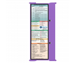 WhiteCoat Clipboard® Trifold - Lilac Physical Therapy Edition